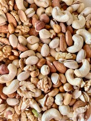 close up of nuts