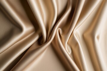 Light Hazelnut Gradient Background with Pale Cream Textured Satin Flow