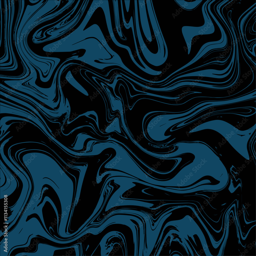 Aufkleber Marble texture with effect neon liquid flow. Surface with fluid stains. Flowing marble backdrop. Marbling splash with stone texture. Colorful geometric swirl art design backdrop