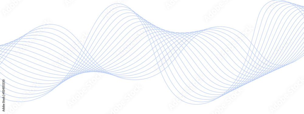Aufkleber Abstract colorful modern stream wave and curve lines. Frequency sound wave lines and technology curve lines. Digital concept banner, flyer, cover, brochure, technology, science, data. 