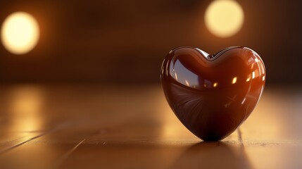 Heart in glitter. Happy valentine day concept, love. Generated in ai