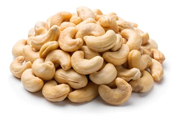 Fototapeta premium cashew nut isolated on white background