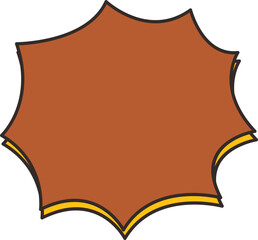 Cartoon Effect Shape Element