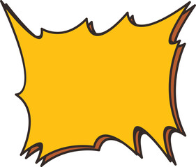 Cartoon Effect Shape Element