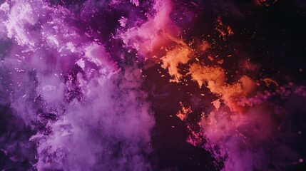Fototapeta premium cinematic background, use colors purple, pink and orange, black