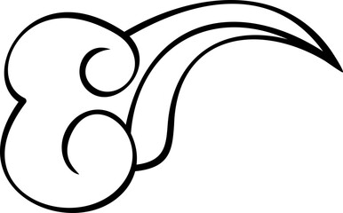 Chinese Cloud Vector Element