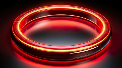 abstract red background with circles