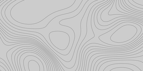 Topographic grey abstract high contour ultra map quality line background of the terrain map, contouring outline cartography texture geographic mountain abstract grid futuristic landscape background.