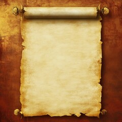  worn blank old paper scroll parchment texture.