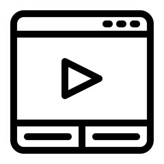 Website video icon