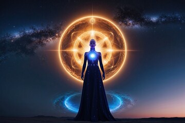 Cosmic Identity Connection Exploring Astral Beings in the Night Sky