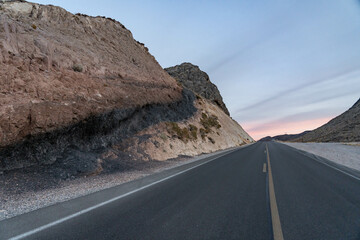 Charlie Brown Outcrop, Charles Brown Hwy, Shoshone, San Bernardino County, California. Mojave Desert / Basin and Range Province.