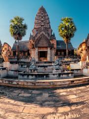 Cambodia temple in the architecture style of Angkor Wat temple Cambodia 
