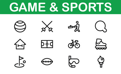 Premium Sports Icon Designs - Stylish and Functional for Websites, Apps, and Sports Marketing