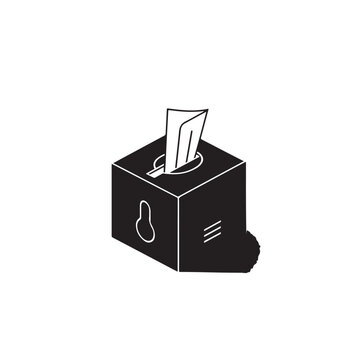recommend clip art: Tissue box silhouette vector illustration