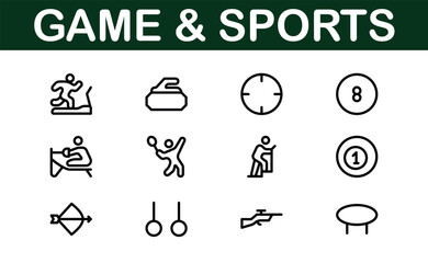 Premium Sports Icon Designs - Stylish and Functional for Websites, Apps, and Sports Marketing