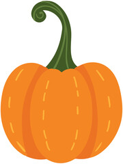 Pumpkin Fall Season Sticker 
