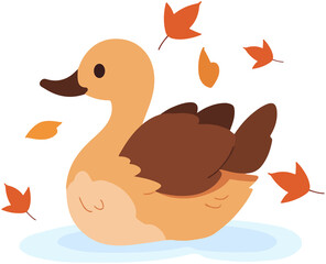 Autumn Goose or Duck