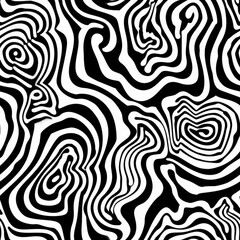 Fototapeta premium coloring books for children, very basic geometric patterns, satisfying wavy line patterns, no detail, simple line art, clean and minimalistic lines, bright white