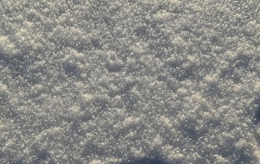 This is a snow blanket view in sunny winter day.