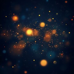 Abstract Christmas Background – Sparkling golden glitter with soft, defocused lights.