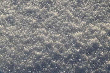 This is a snow blanket view in sunny winter day.