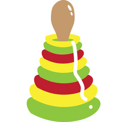 pyramid isolated on white