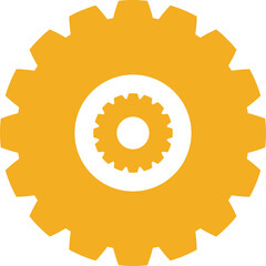 Gear Glyph Icon
