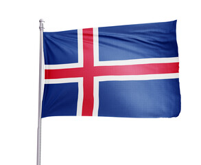 Obraz premium Iceland flag 