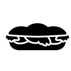 banh mi Solid icon