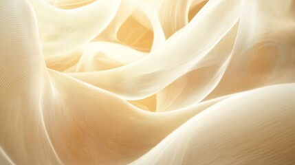 Golden silk satin texture flowing waves, soft fabric design, smooth shiny golden material, luxury wallpaper backdrop vector