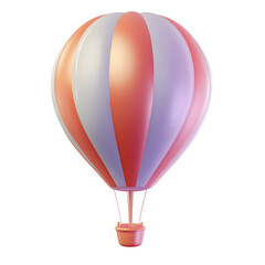 Balloon, 3d illustration of Summer concept