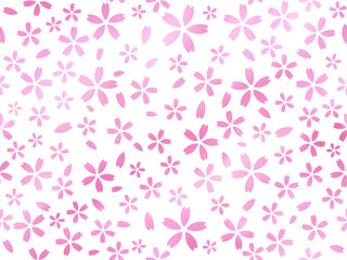 桜のシームレスパターン　B-2