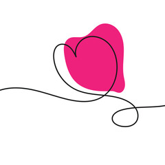 Obraz premium Valentines Heart Shape Design Vector