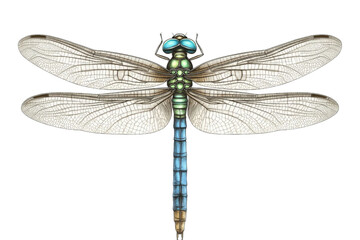 Dragonfly with Transparent Wings.