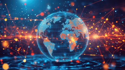 Obraz premium technology background