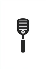 Glyph vector of a compact electronic badminton line judge device.