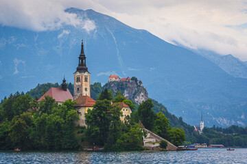 One of the views over Bled lake