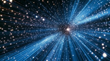 Obraz premium Abstract Space Tunnel.