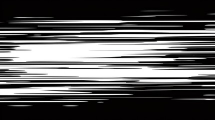 Trendy dynamic horizontal speed lines background. Anime style line backdrop. Comics book frame speed lines. Monochrome manga super hero force movement layout. Simple geometric horizontal stripes.