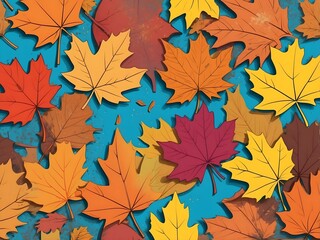 Fototapeta premium elegant autumn background