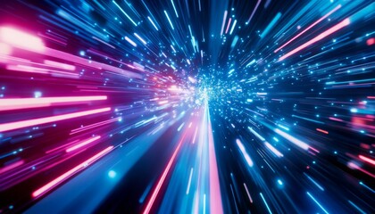 Abstract Light Trails.