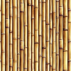 Fototapeta premium Bamboo Wall Trees Forest Seamless Pattern Texture