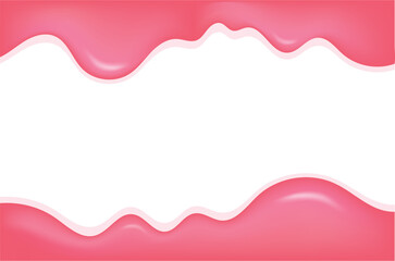 Sweet and Melting Dripping Strawberry Texture Background