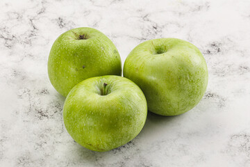 Sweet and juicy green apple