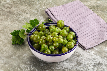 Ripe sweeet and juicy gooseberry