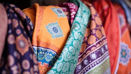 Vibrant and Colorful Fabric Collection Perfect for Crafting, Sewing, and Home Decor Projects
