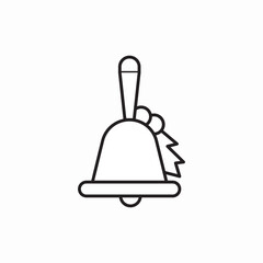 jingle bells bell Christmas celebration icon vector sign