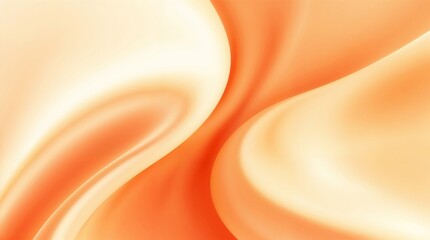abstract orange fluid waves background
