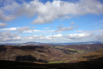 Hiking trail to Mount Keen from  Glen Tanar - Aberdeenshire - Scotland - UK